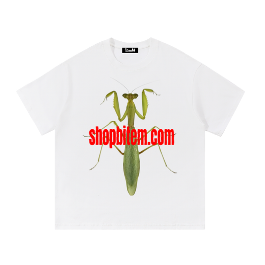 a mantis graphic tee